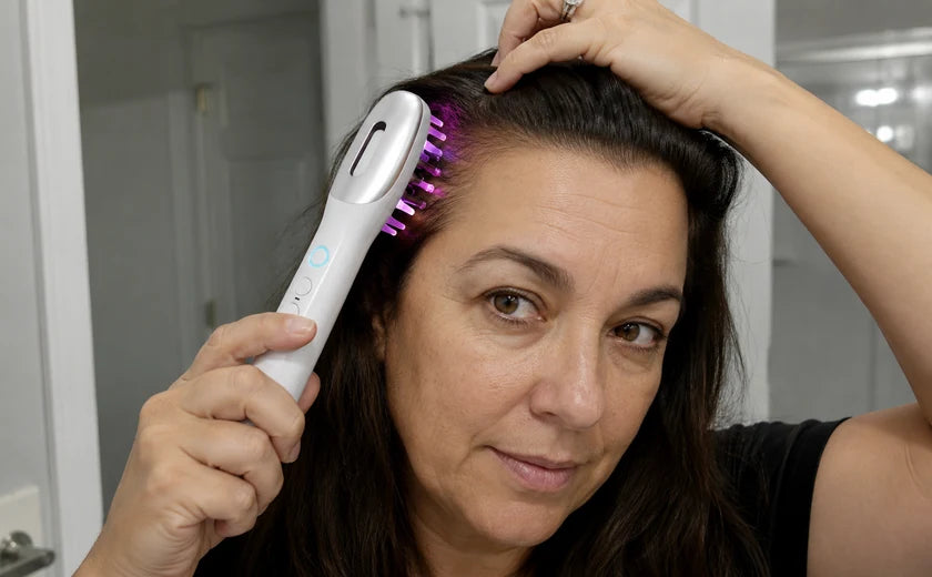Person using the Scalp Society wand